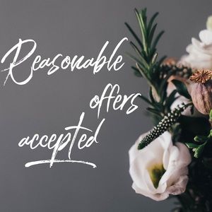 Feel free to send over offers :)